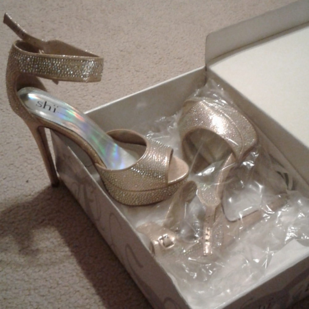 Sparkly heels
